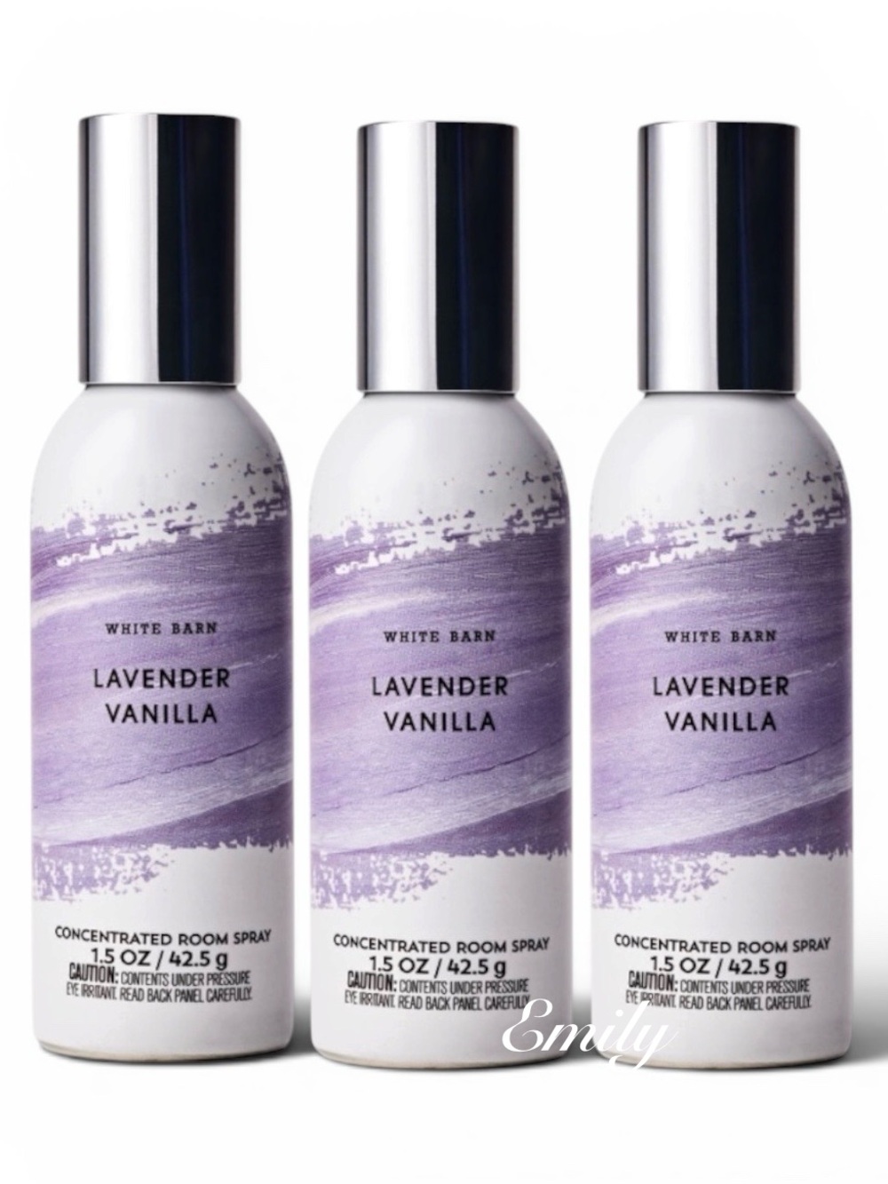 3X Bath & Body Works LAVENDER VANILLA Concentrated Room Sprays